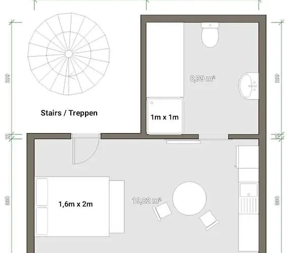 I Gemuetliches 1-zimmer-apartment & Eigenes Bad I Διαμέρισμα Κόμπλεντς